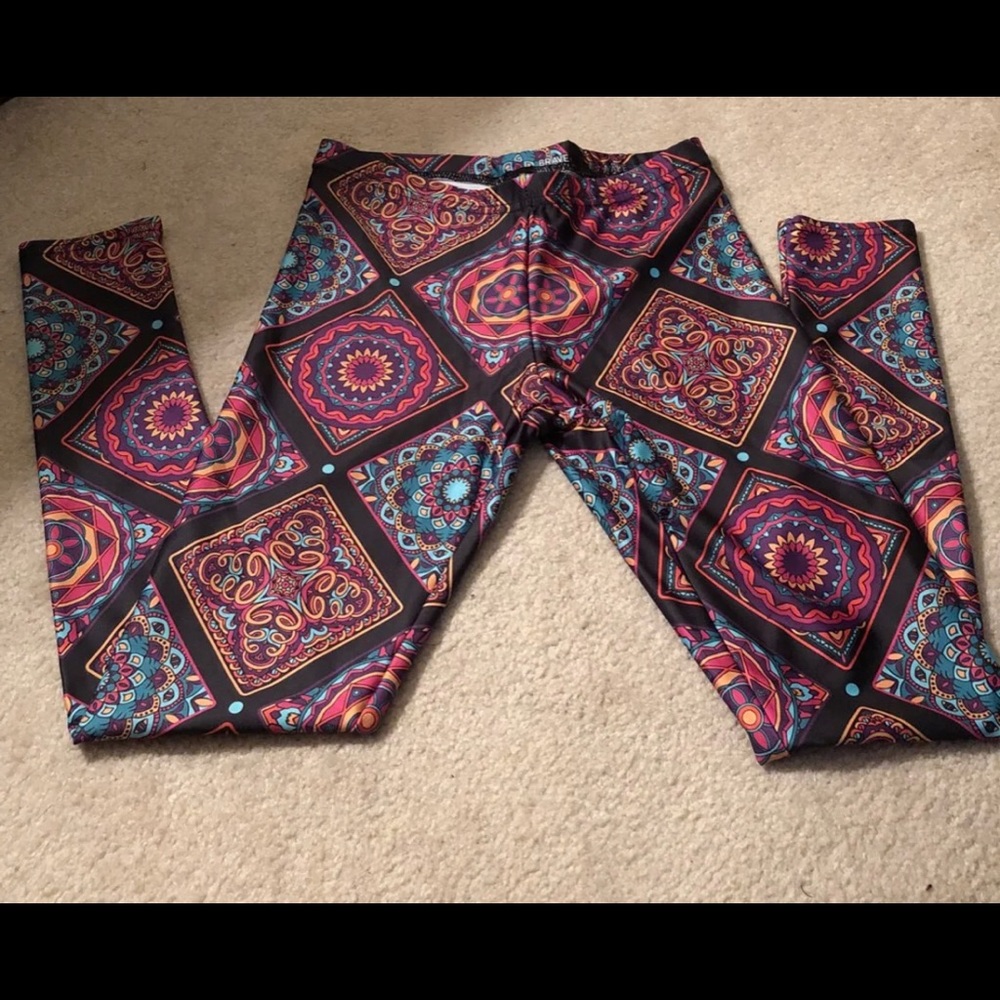 Colorful boho leggings